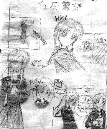 what happens when a teenage shojo manga artist has a fun-loving thief spend the night.