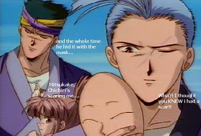 apparently Mitsukake and Chiriko didn't watch episode eleven...